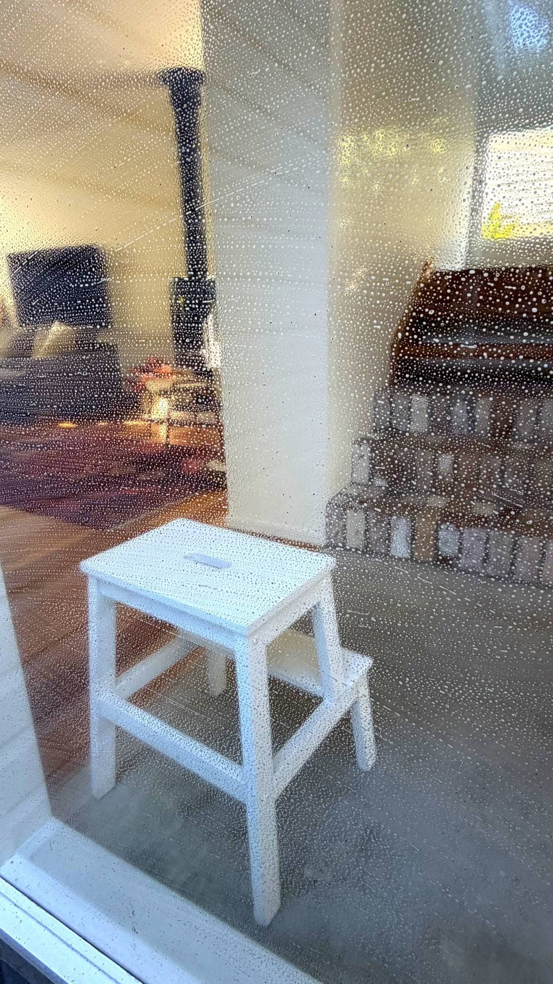 Window before cleaning